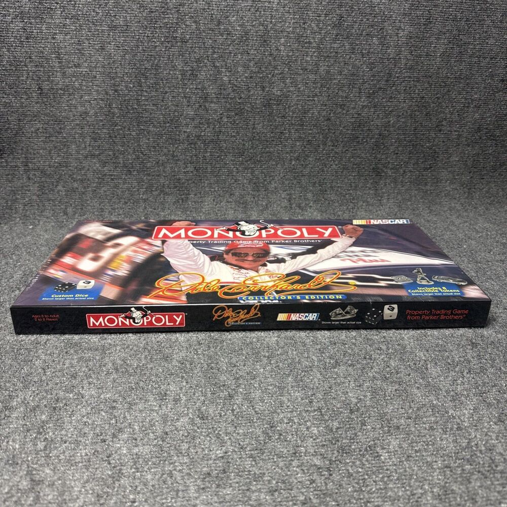 Monopoly Nascar Dale Earnhardt 2000 Collector’s Edition Board Game - New Sealed - Picture 4 of 6